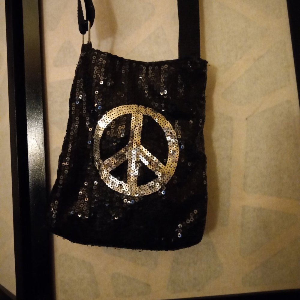 Vintage Peace Sign Purse